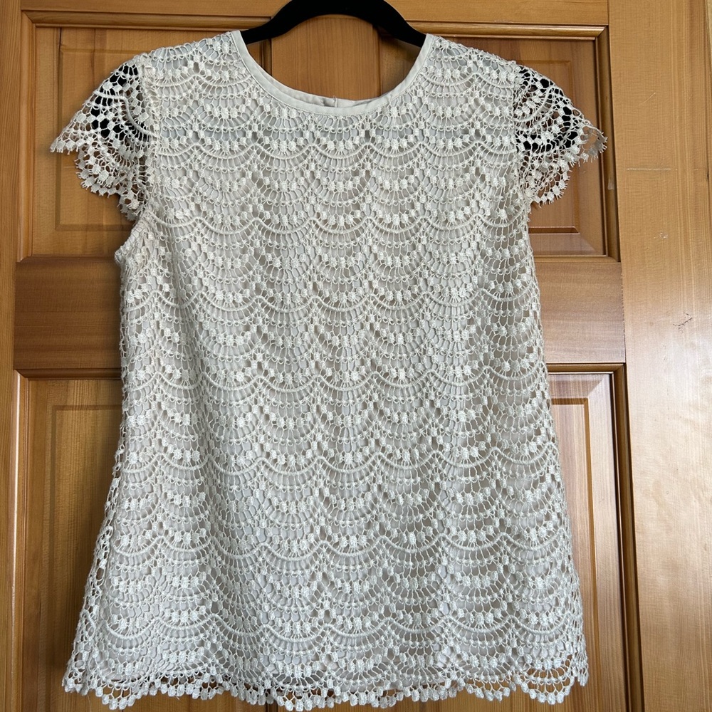 Lovely lace layered top